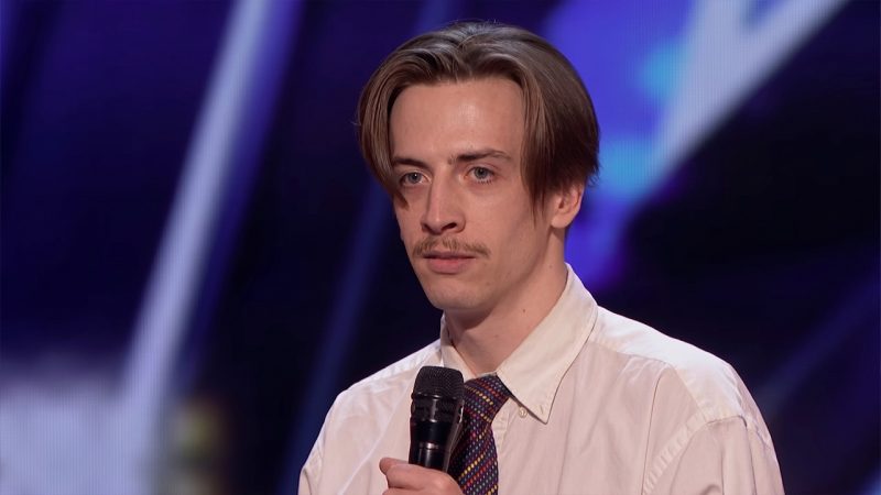 Andy performing “Tequila” during an America’s Got Talent audition.
