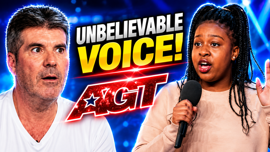 A singer delivering an unexpected vocal performance in front of an audience. Audience Expected.