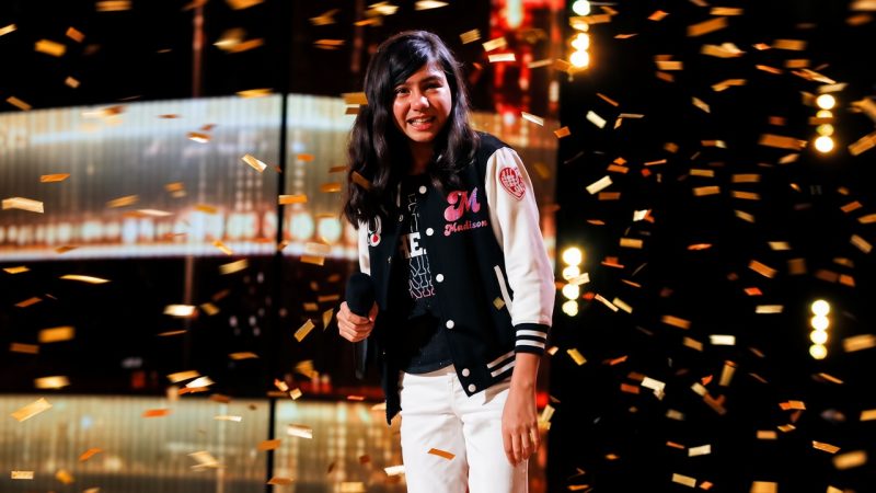 Madison Taylor Baez performing Amazing Grace on America’s Got Talent