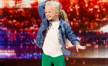 Eseniia Mikheeva performing a dance routine on America’s Got Talent