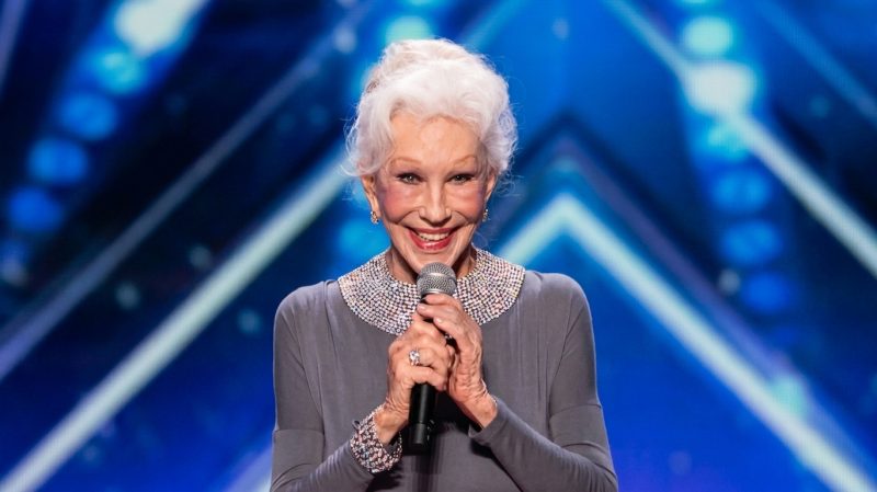 Shirley Claire, 87-year-old singer, performing on America’s Got Talent in 2015