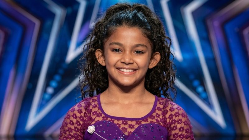 8-year-old Binita Chetry performing a dance routine on Britain’s Got Talent 2025