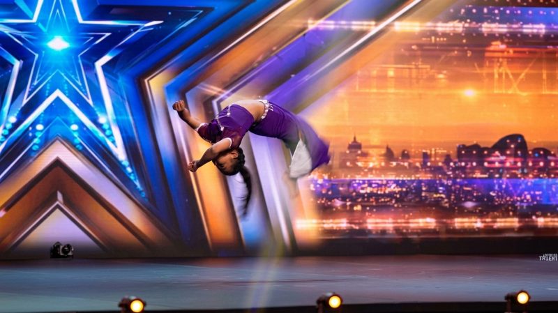 8-year-old Binita Chetry performing a dance routine on Britain’s Got Talent 2025