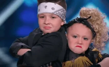 Elin and Noah performing their dance routine on America’s Got Talent