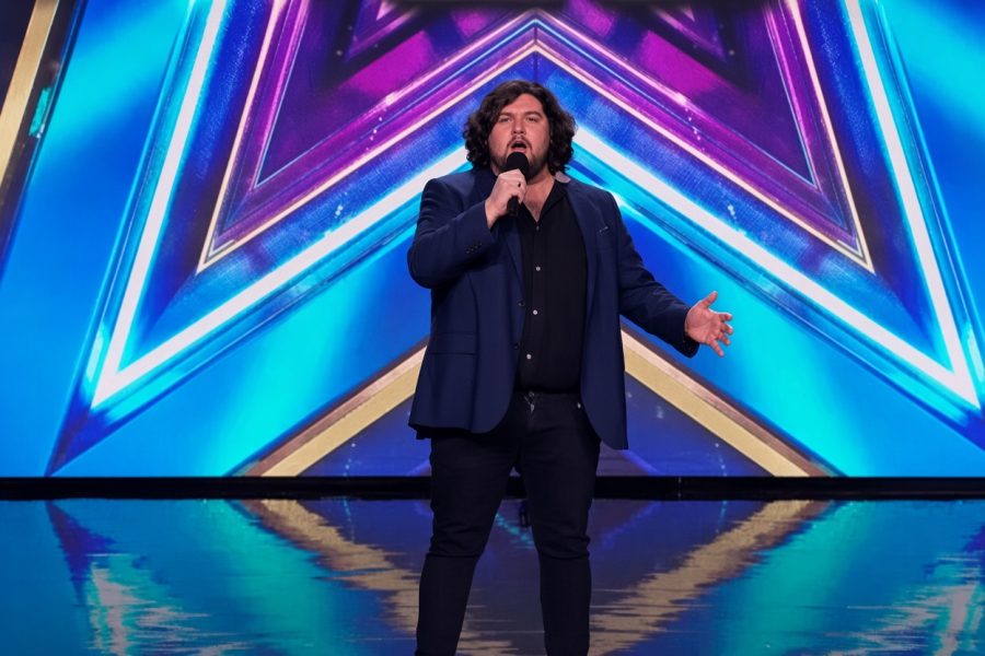 Travis George performing on Britain's Got Talent from first audition to final
