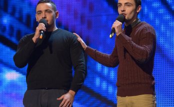 Singers performing a heartfelt tribute for their nan before appearing on stage in front of Simon Cowell