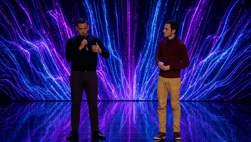 Singers performing a heartfelt tribute for their nan before appearing on stage in front of Simon Cowell
