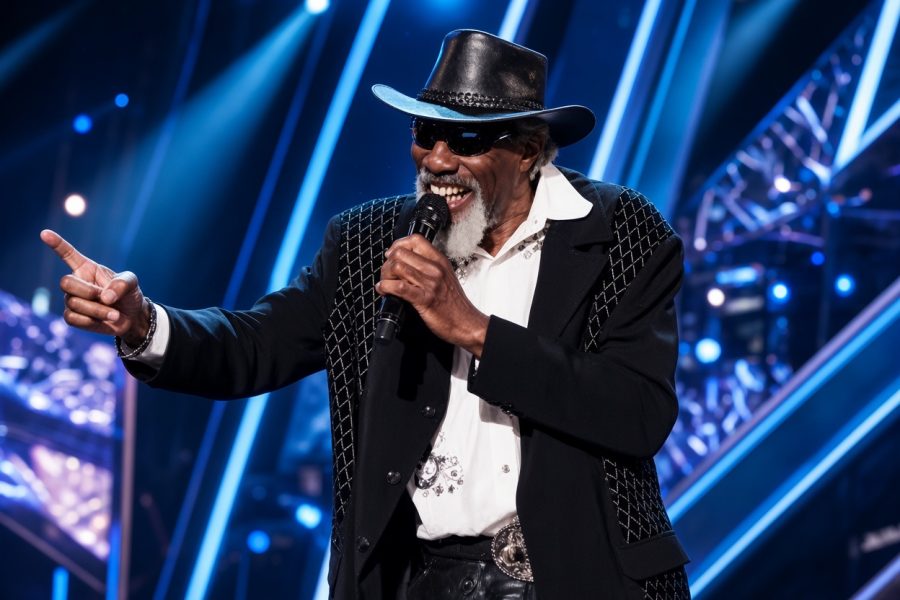 Robert Finley performing his original song on America’s Got Talent