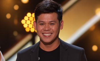Marcelito Pomoy performing The Prayer with two voices on America’s Got Talent Champions