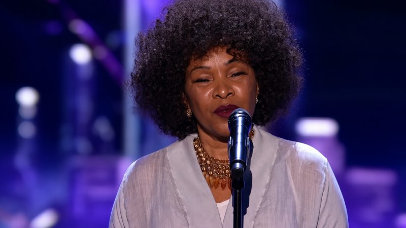 Ronee Martin performing during her America’s Got Talent audition