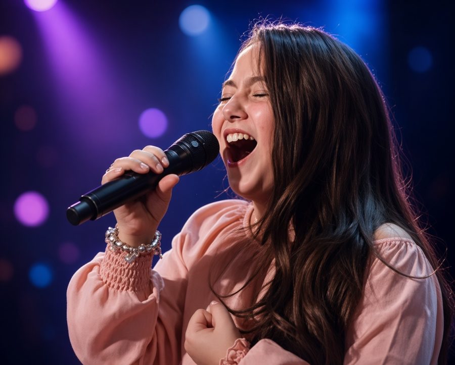 Roberta Battaglia performing Shallow on America’s Got Talent