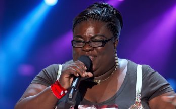 Panda Ross performs during her X Factor USA audition