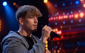 Lee Collinson performs Better Days during his America’s Got Talent audition