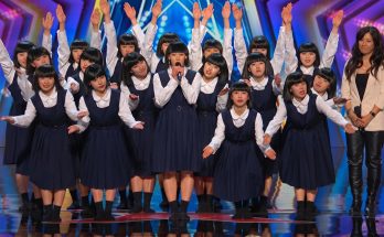 Japanese dance group, Avantgardey performing their synchronized routine on America's Got Talent.