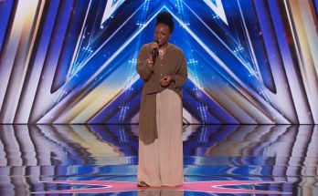 Charity Lockhart performing during her America’s Got Talent audition, Golden Buzzer, Simon Cowell