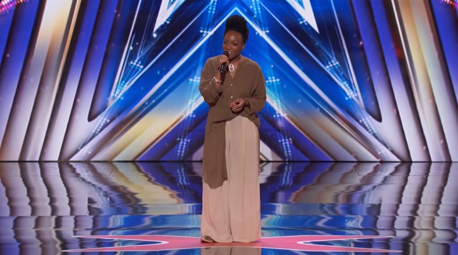 Charity Lockhart performing during her America’s Got Talent audition